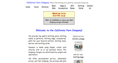 Desktop Screenshot of calyarn.com